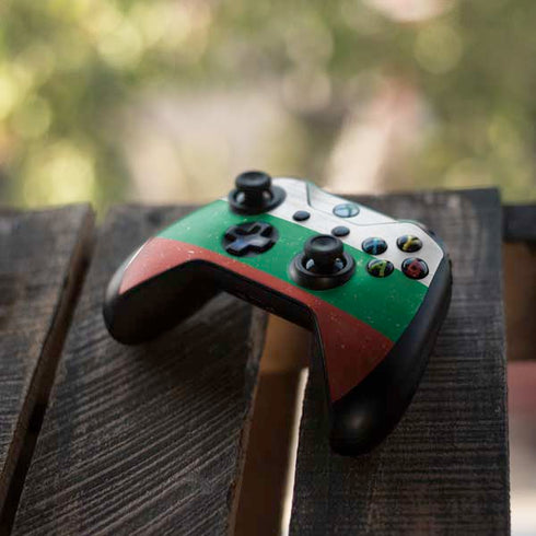 Bulgarian Flag Distressed Xbox One S All-Digital Edition Bundle Skin